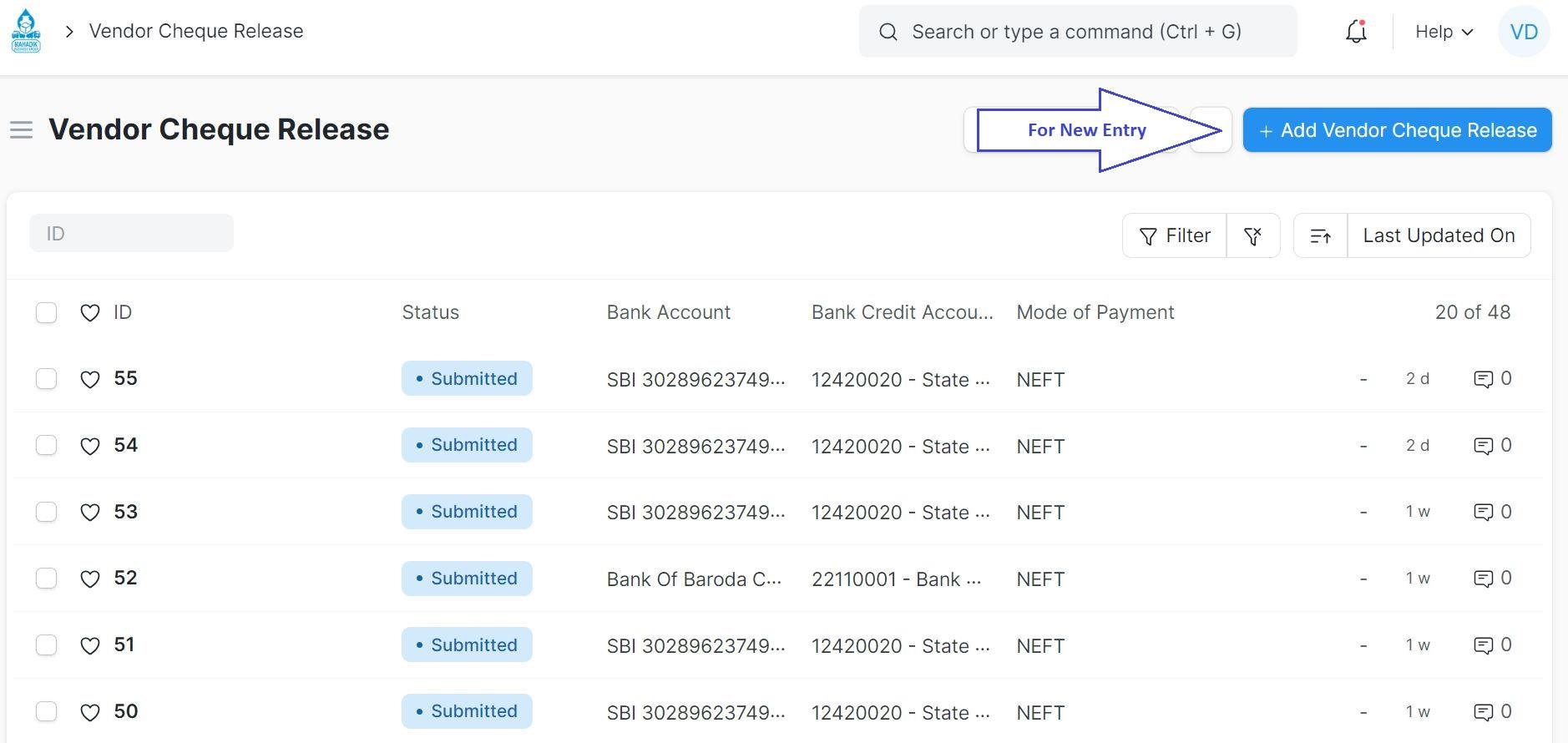 vendor_cheque_list